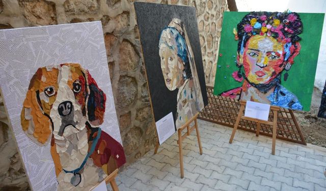 Tokat Zile'de ‘Atıktan Sanata’ Resim Sergisinin Açılışı Yapıldı