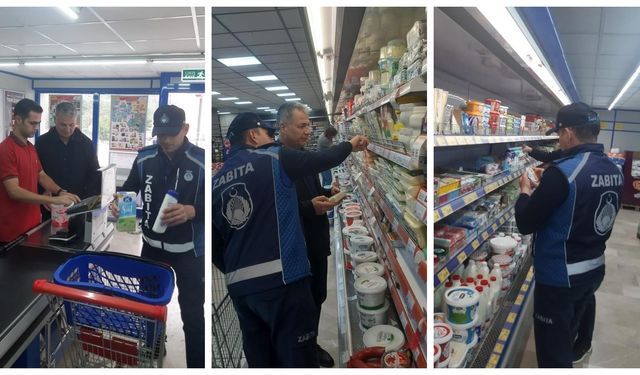 Tokat’ta zabıta ekiplerinden fiyat ve etiket denetimi
