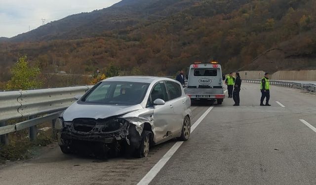 Niksar'da trafik kazasında 1 kişi yaralandı