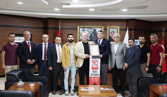 Amasya Üniversitesi’ne bilgi güvenliği sertifikası