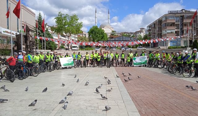 Karabük'te "11. Yeşilay Bisiklet Turu" düzenlendi