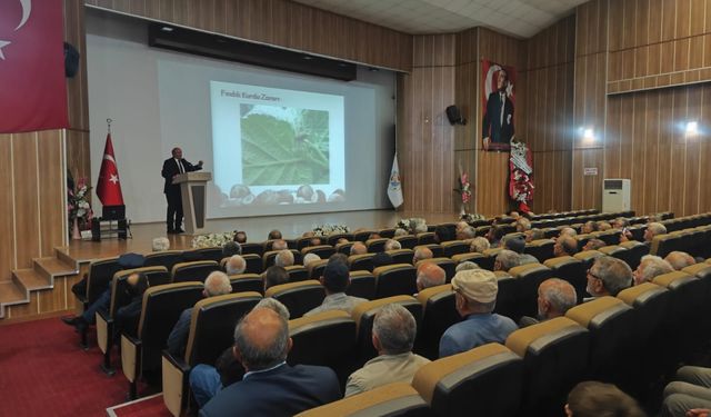 Samsun'da "Fındıkta Bitki Koruma Problemleri Konferansı" düzenlendi