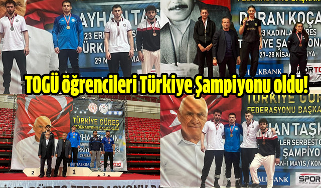 TOGÜ öğrencileri Türkiye Şampiyonu oldu!