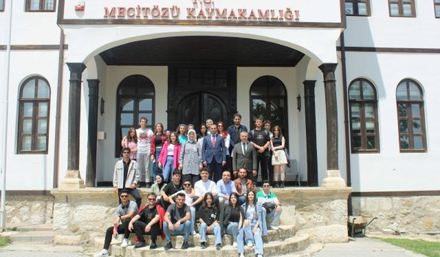 Amasya Üniversitesi öğrencileri Mecitözü ilçesini gezdi