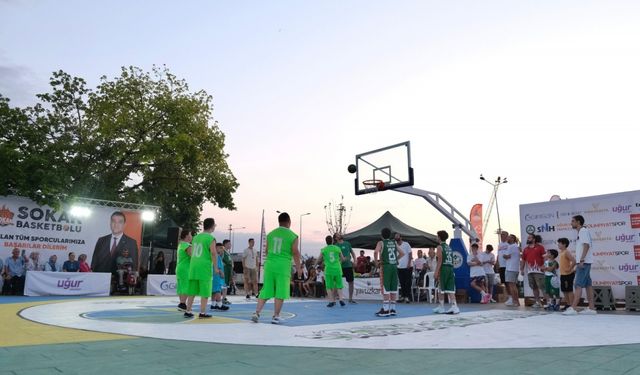 Giresun'da sokak basketbolu turnuvası başladı