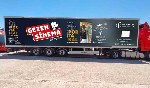 Altın Portakal sinema tırı, sinemaseverlerle buluşuyor!