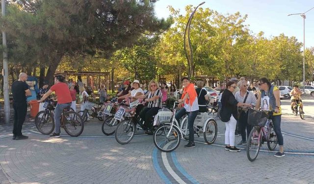 Filyos’ta "Narin’ler Ölmesin, Çocuklar Yaşasın" temalı bisiklet turu düzenlendi