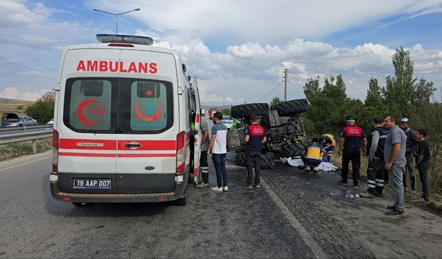 Kahreden kaza: 19 yaşındaki genç traktör altında can verdi