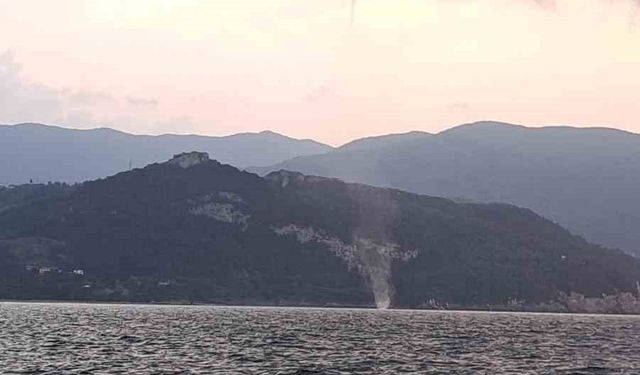 Karadeniz’de oluşan hortumlar kamerada