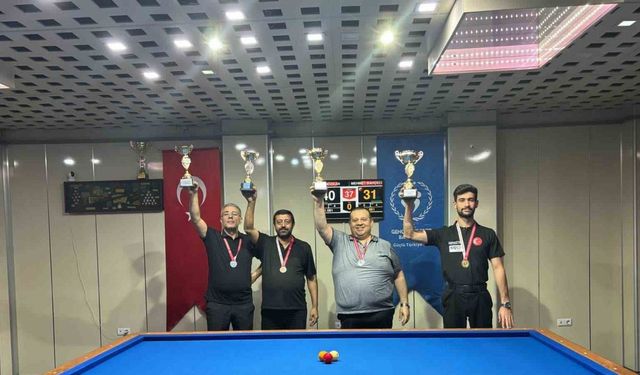 Kayseri Bilardo İl Birinciliği tamamlandı