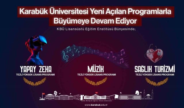 KBÜ’de yeni programlar açıldı