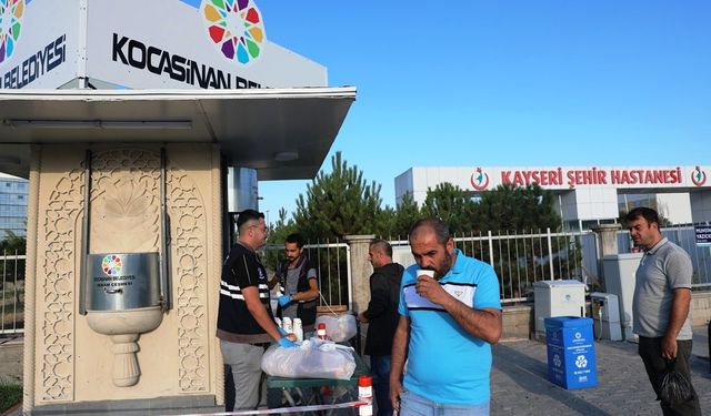 Kocasinan, ikram çeşmesiyle Kayserililerin gönüllerini fethediyor