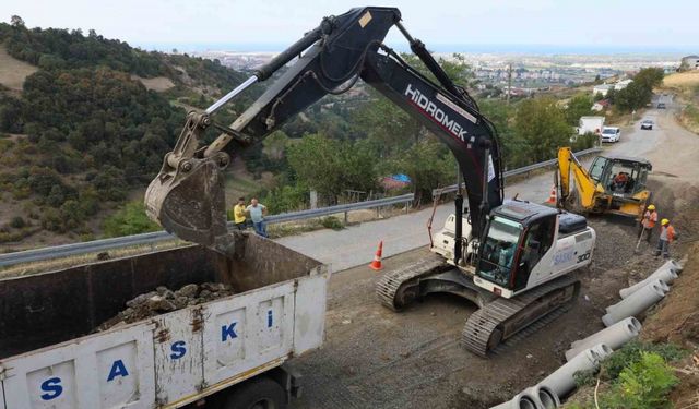 Samsun’da 3 ilçeye atık su hattı