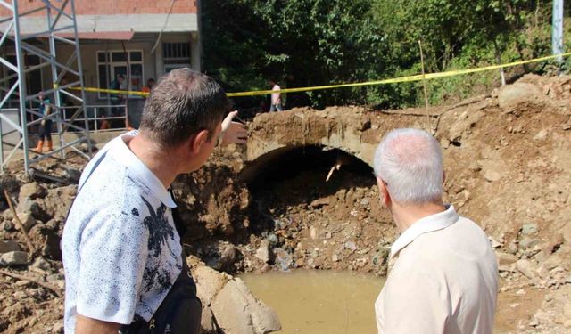 Sel bu kez kuru ve yan derelerden geldi