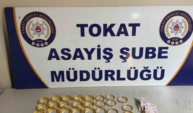 Tokat’ta sahte altın tuzağı bozuldu: 2 şüpheli tutuklandı