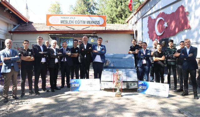 Zile’nin gururu Teknofest ekibine Tokat İstişare övgüsü