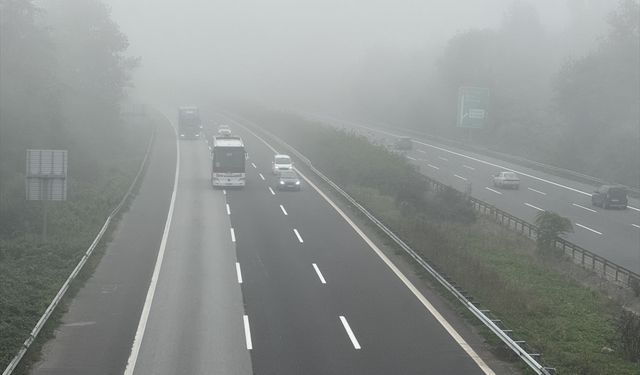 Düzce ve Karabük'te sis etkili oldu