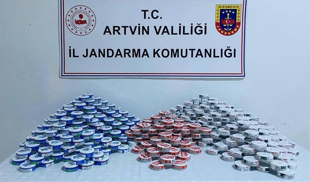 Artvin’de kaçak sigara ve içki operasyonu