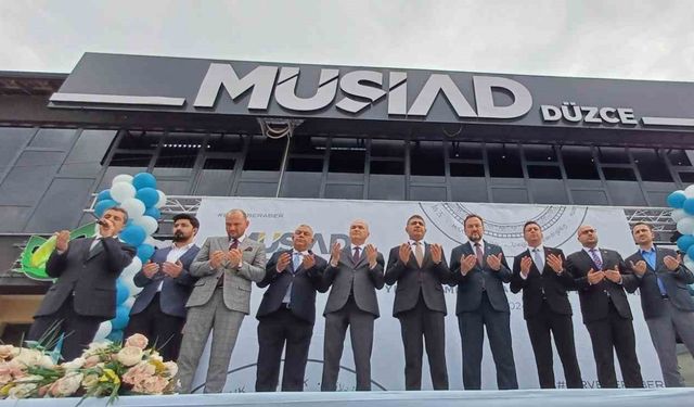 MÜSİAD Düzce Şubesi törenle açıldı