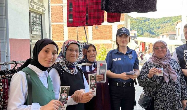 Ordu’da vatandaşlara dolandırıcılık ve KADES bilgilendirmesi