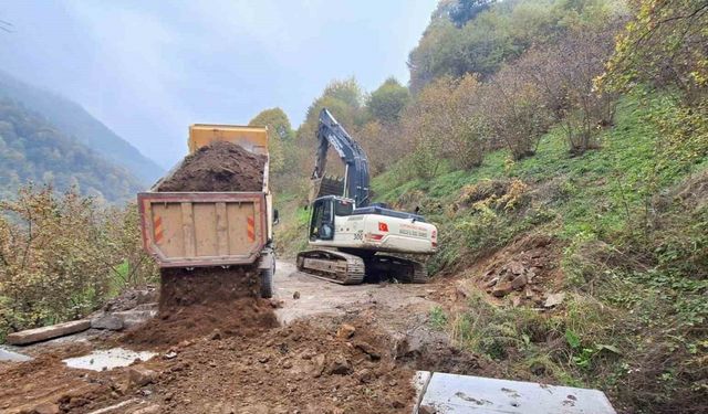 10 metre uzunluğunda kutu menfez yapıldı