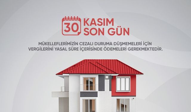 Niğde Belediyesi’nden ’emlak vergisi’ uyarısı