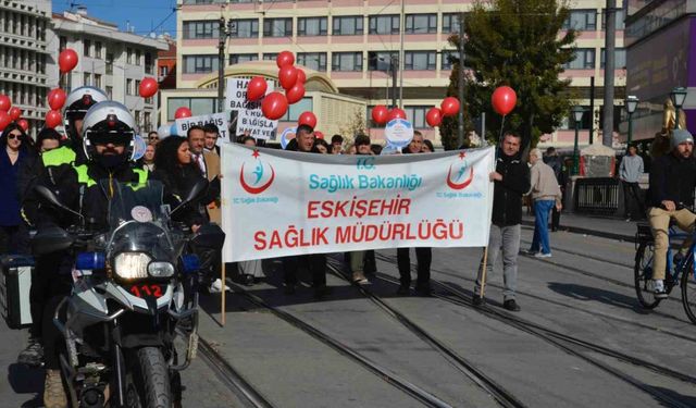 Organ Bağışı Haftası kapsamında farkındalık yürüyüşü düzenlendi