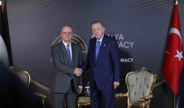 Cumhurbaşkanı Erdoğan, Filistin Başbakanı ve Dışişleri ve Yurtdışında Yaşayan Filistinliler Bakanı Mustafa’yı kabul etti