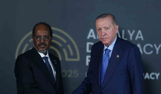 Cumhurbaşkanı Erdoğan, Somali Cumhurbaşkanı Mahmud ile görüştü