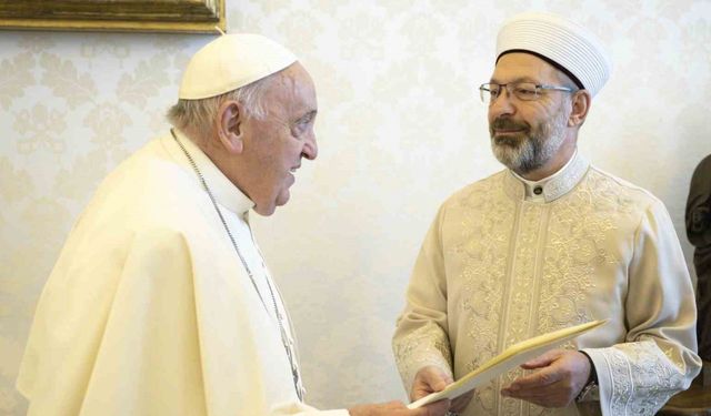 Diyanet İşleri Başkanı Erbaş’tan, Papa Franciscus için taziye mesajı