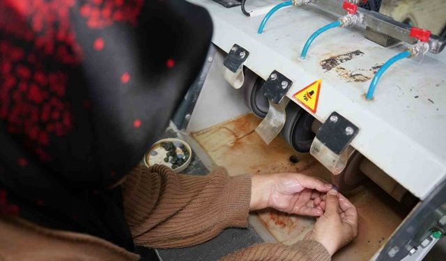 Doğadaki taşlar Tokatlı kadınların ellerinde sanata dönüşüyor