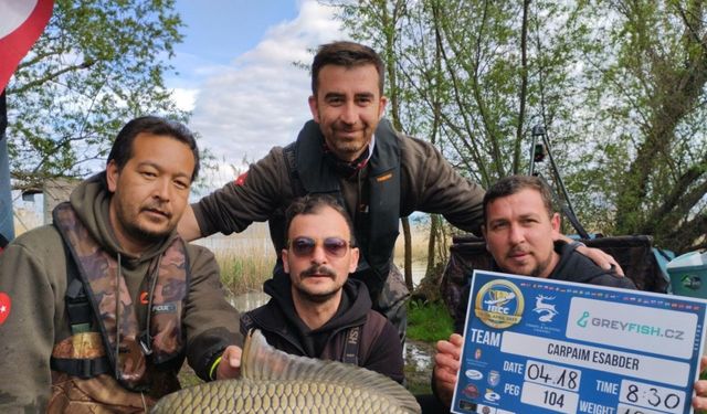 IBCC International Balaton Carp Cup yarışmasında Türk takımı sektör üçüncüsü oldu