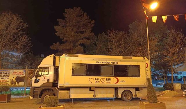 Kızılay kan bağış aracı Beypazarı’nda