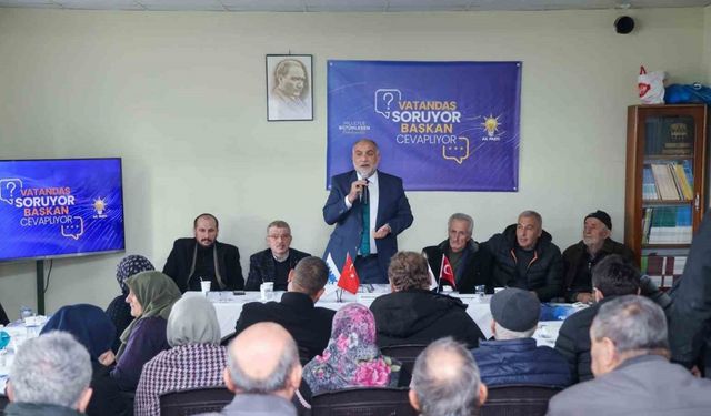 Vatandaş sordu, Başkan İbrahim Sandıkçı cevapladı