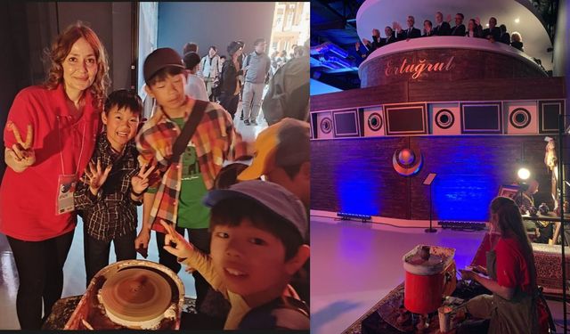 Japonya Osaka’da bir Tokatlı sanatçı Japonlara “Tokat’a gitmek gerek” dedirtiyor