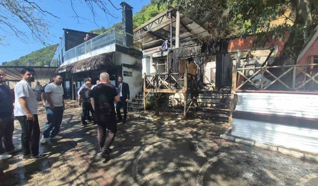 Bartın’da turistik otelde yangın