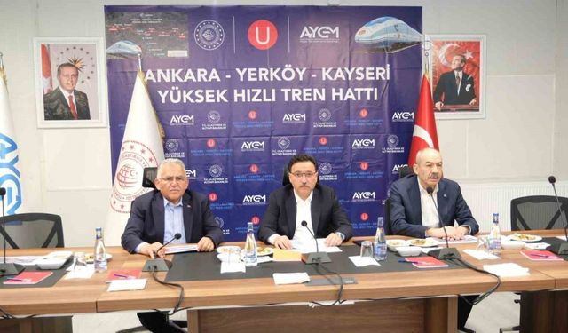 Başkan Büyükkılıç’tan yüksek hızlı tren şantiyesinde inceleme