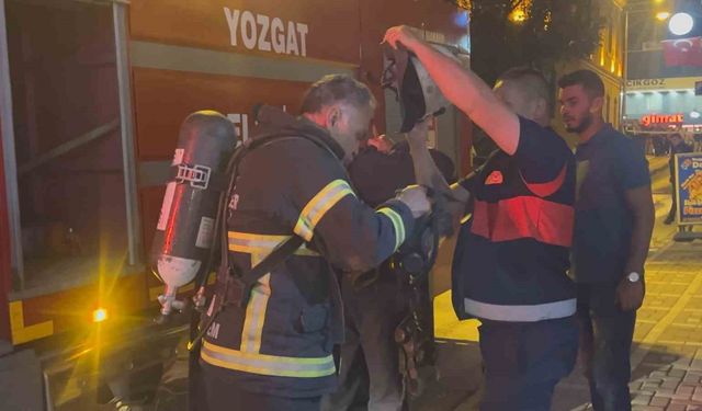 Yozgat’ta iş yeri yangını