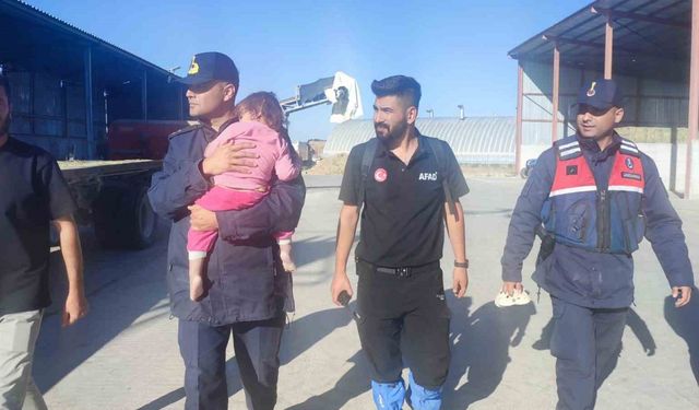 Karaman’da kaybolan 2.5 yaşındaki kız çocuğunu jandarma buldu