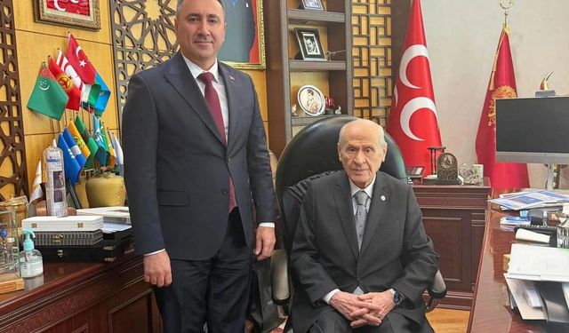Tokat Belediye Başkan Yardımcısı Recep Bozdemir’den MHP Lideri Dr. Devlet Bahçeli’ye Ziyaret