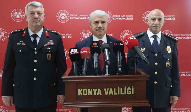Konya’da huzur ve güven ortamının muhafazasına yönelik çalışmalar sürüyor