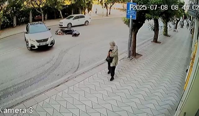 Sebep olduğu kazanın ardından hiçbir şey olmamış gibi yoluna devam etti