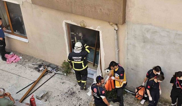 Zonguldak’ta patlama sesi mahalleyi ayağa kaldırdı