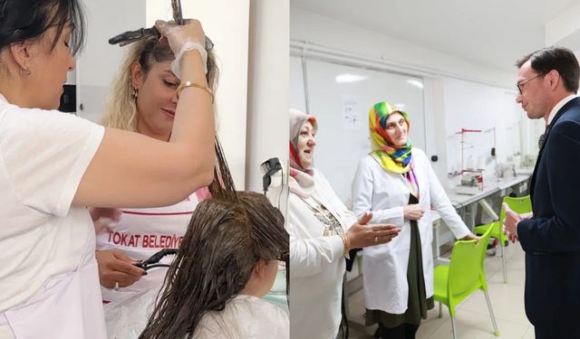 TOKAT BELEDİYESİ’NDEN 65 YAŞ ÜZERİ KADINLARA ÜCRETSİZ KUAFÖR HİZMETİ