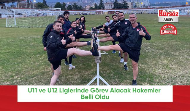 U11 ve U12 Liglerinde Görev Alacak Hakemler Belli Oldu