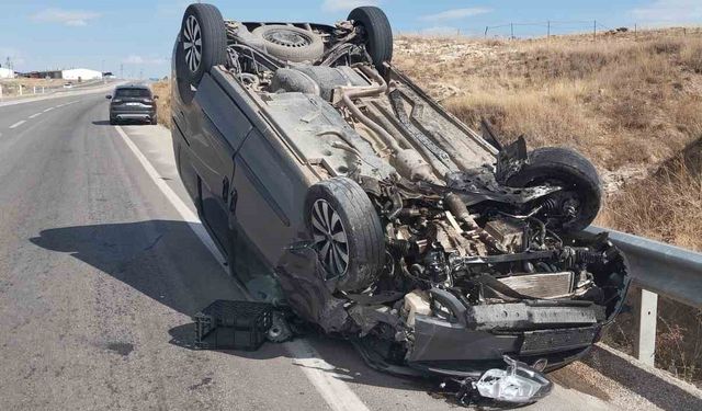 Bayburt’ta trafik kazası: 2 yaralı
