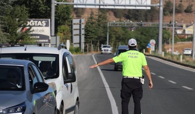 Çankırı’da 338 araç trafikten men edildi