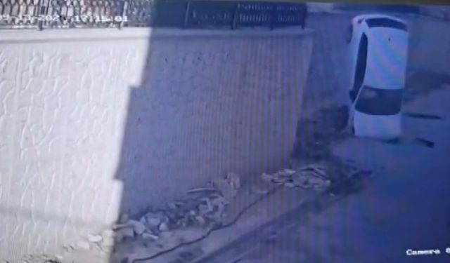 Otomobil, metrelerce yükseklikten yere çakıldı: 1 yaralı