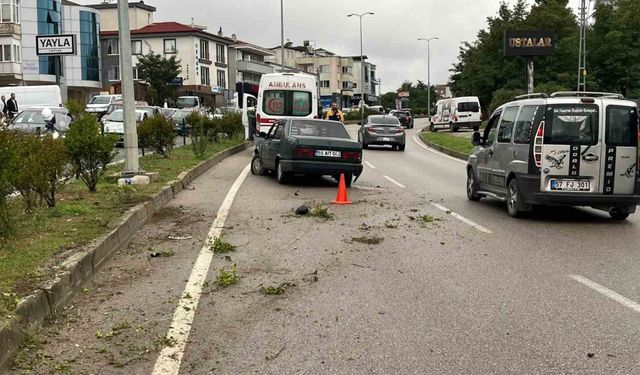 Sinop’ta 6 aracın karıştığı zincirleme kaza: 1 yaralı