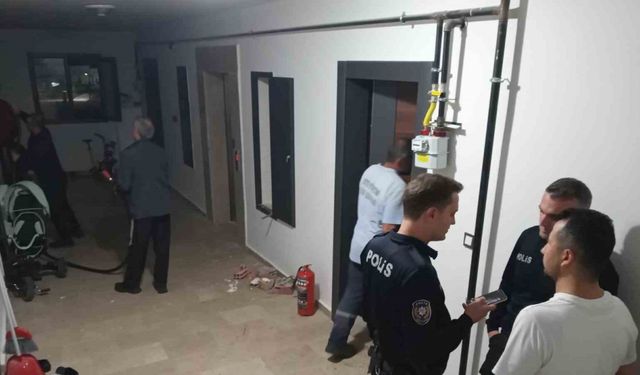 Sinop’ta apartman dairesinde yangın paniği